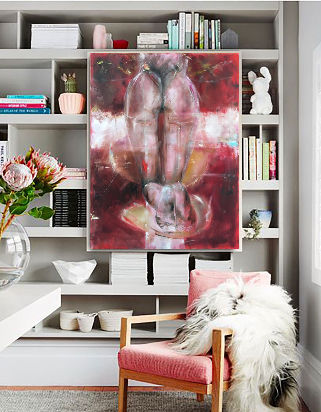 Body Painting on Canvas Erotic Wall Art Mature Erotic Etsy