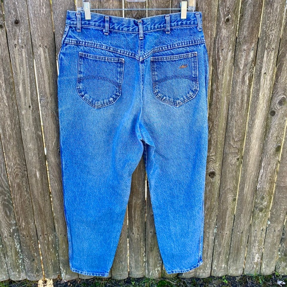 Vintage 1980s 1990s Chic Denim Jeans High Waist M… - image 1