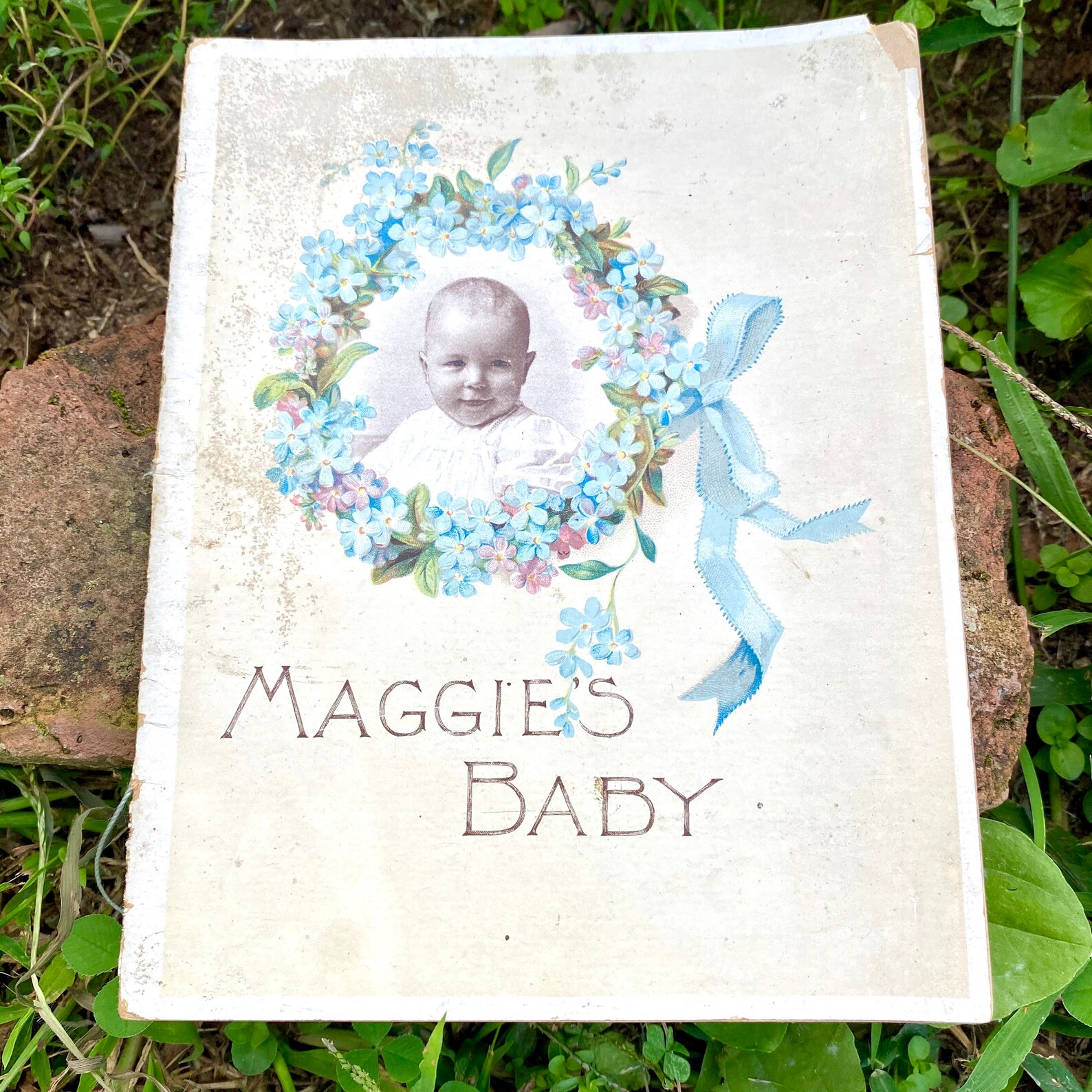 Antique Victorian Baby Care Booklet Book Maggies Baby 1890s Etsy