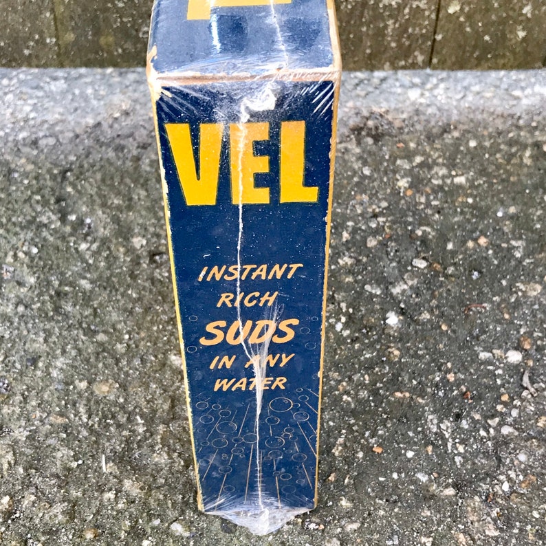 Vintage 1940s VEL Powdered Soap NOS Sealed Laundry Dish Etsy