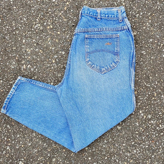 Vintage 1980s 1990s Chic Denim Jeans High Waist M… - image 3