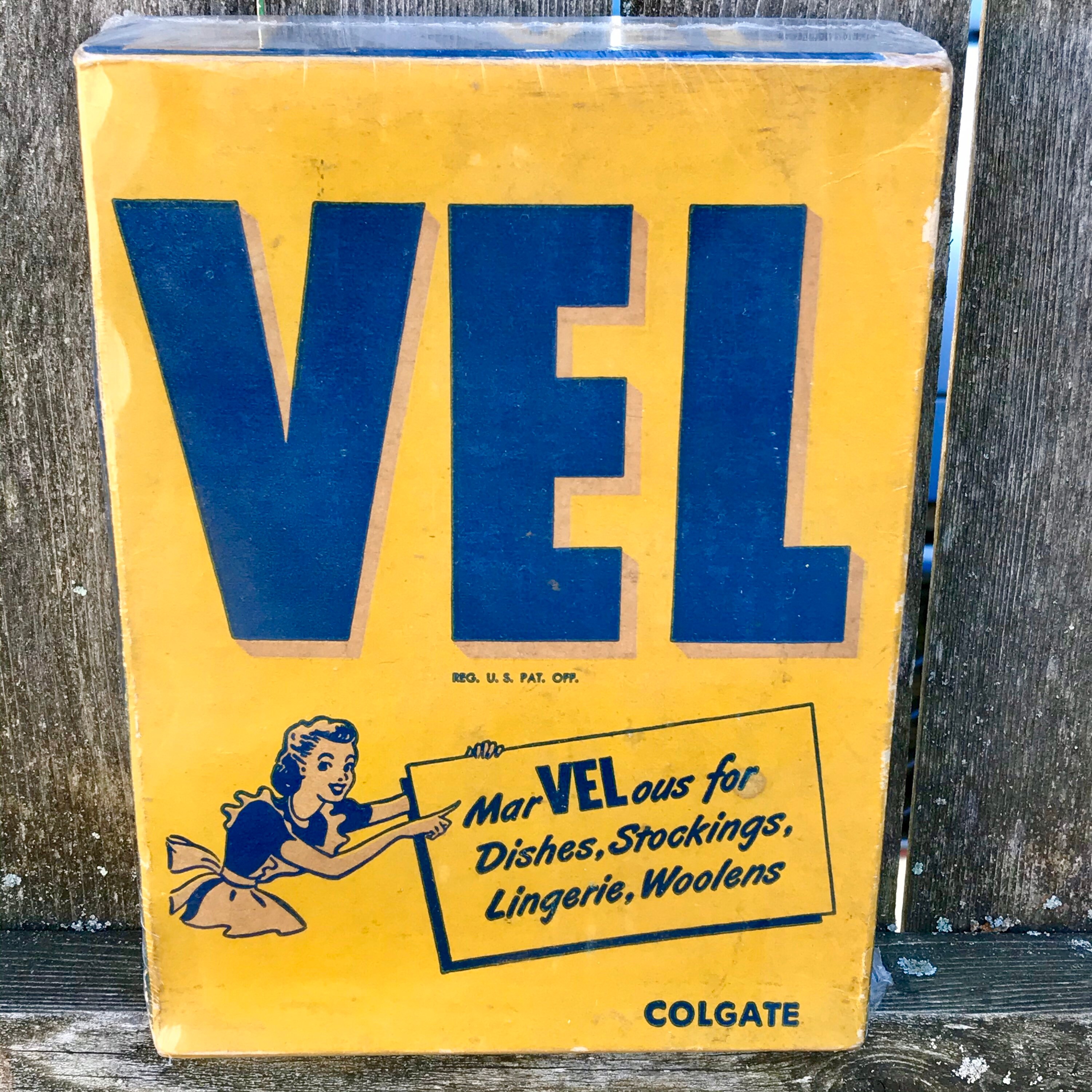 Vintage 1940s VEL Powdered Soap NOS Sealed Laundry Dish Etsy