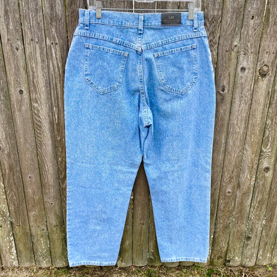 Vintage Lee Denim Jeans 1990s Mom Jeans 32 Waist - Etsy