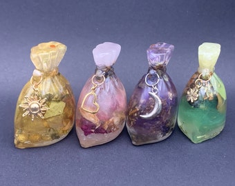 Resin Mojo Bags: Success, Love, Mind OR Luck