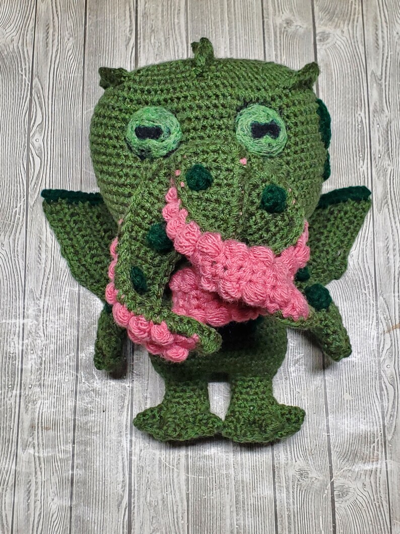 Cthulhu Crochet Pattern Cthulhu Amigurumi Pattern Kraken Etsy
