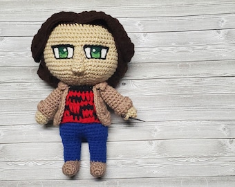 Supernatural Inspired Plushies, Sam, Dean, Castiel, Bobby, Crowley, Winchester, Supernatural Plush, Supernatural Sam and Dean,