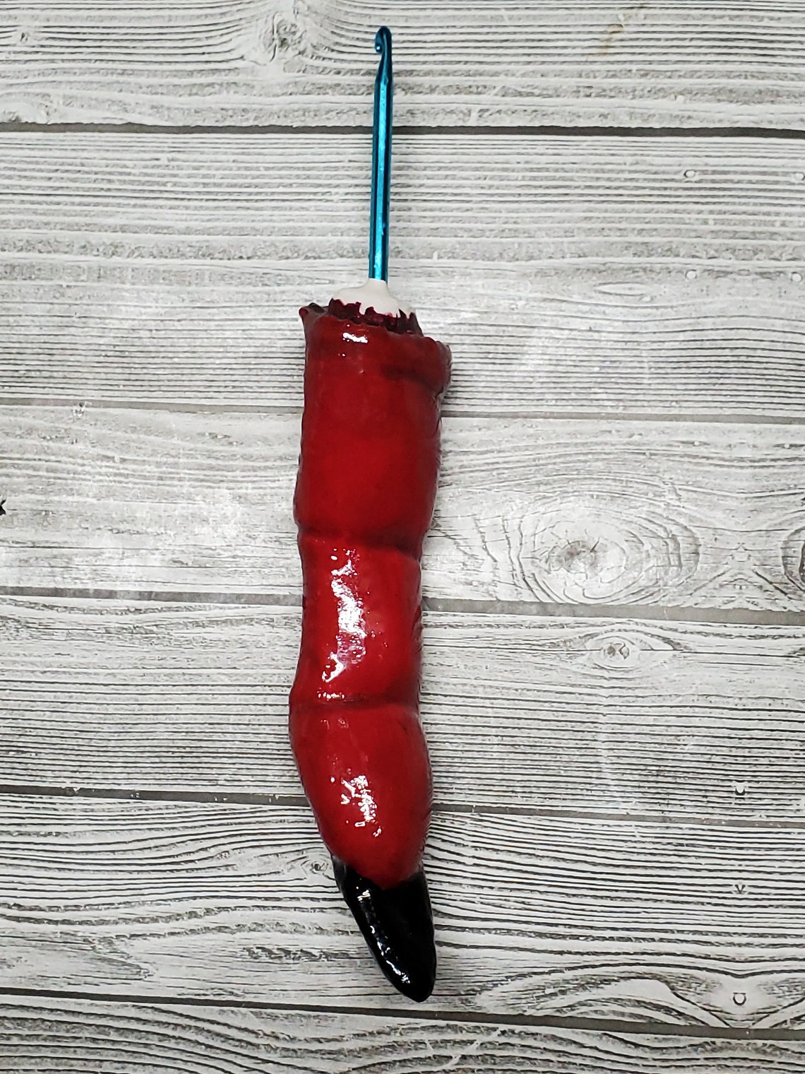 Ergonomic Crochet Hook Krampus Hook Demon Crochet Hook Etsy Canada