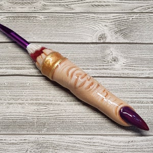 Creepy Finger Crochet Hook: Ergonomic Horror Halloween Craft