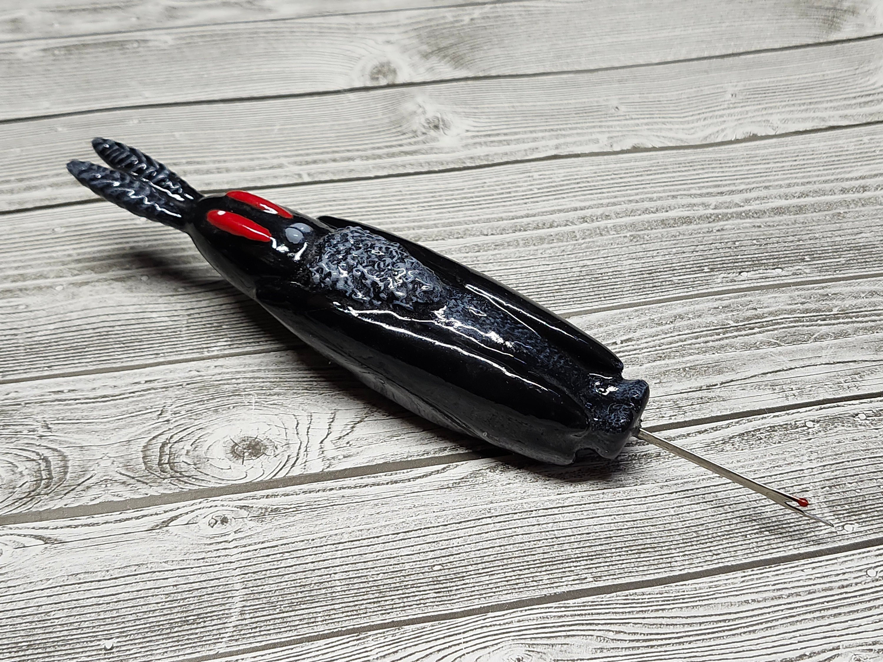 Cryptid Mist Ripper Mothman Ergonomic Seam Ripper: Hand-painted Resin Cryptid - Etsy
