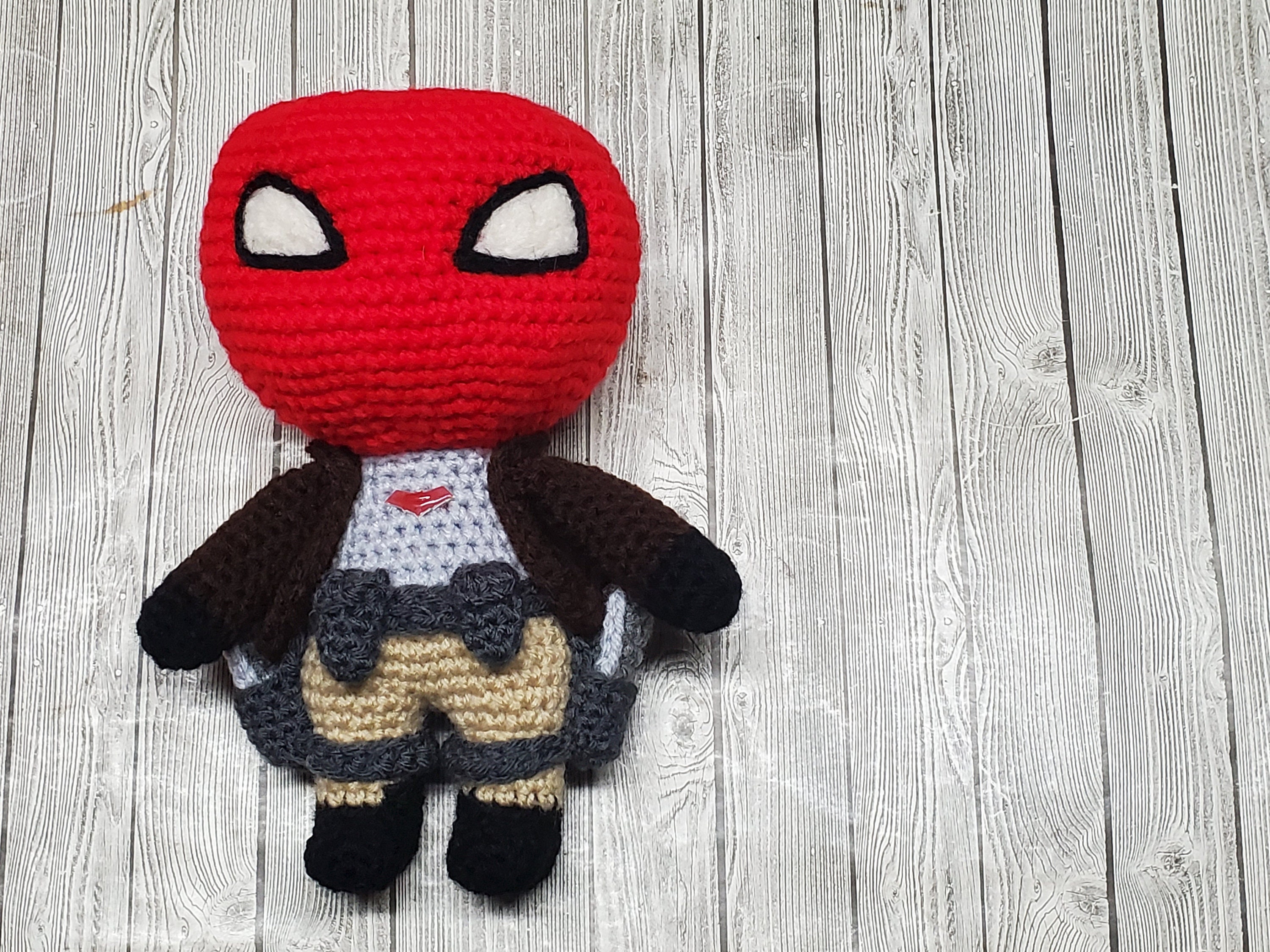 Red Hood Crochet Pattern, Red Hood Amigurumi Pattern, Red Hood Plushie, Red Hood DIY, Pattern Only, Learn to Crochet, Jason Todd