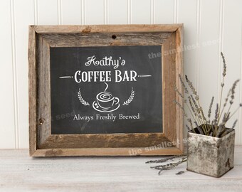 coffee chalkboard etsy