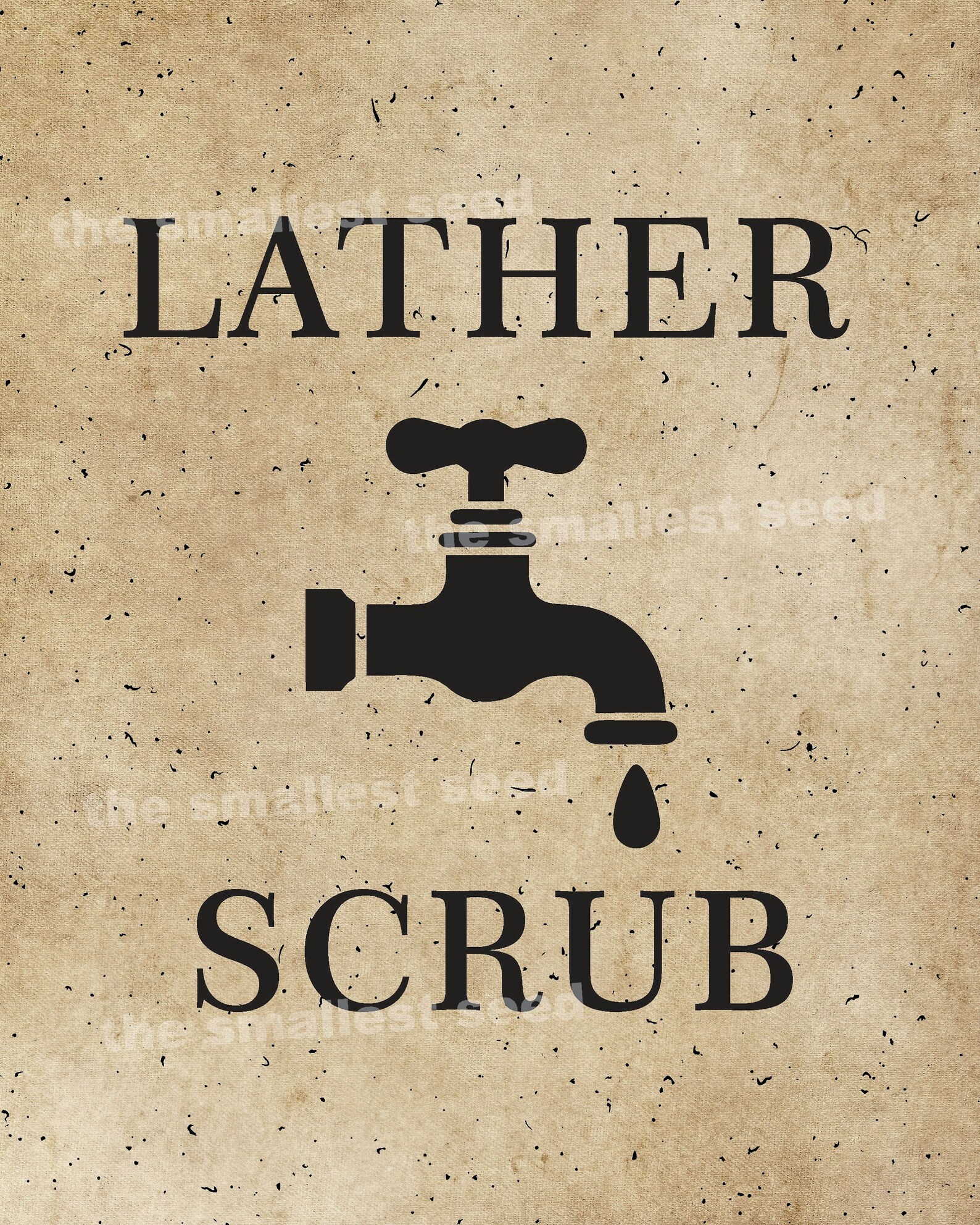 Rustic Bathroom Printables