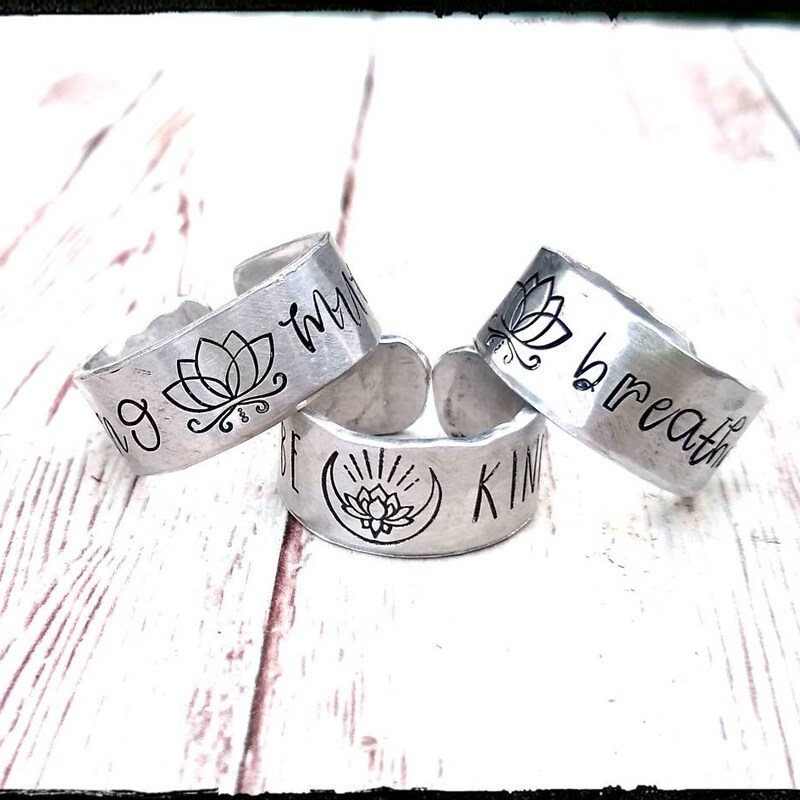 Quote Rings - Etsy