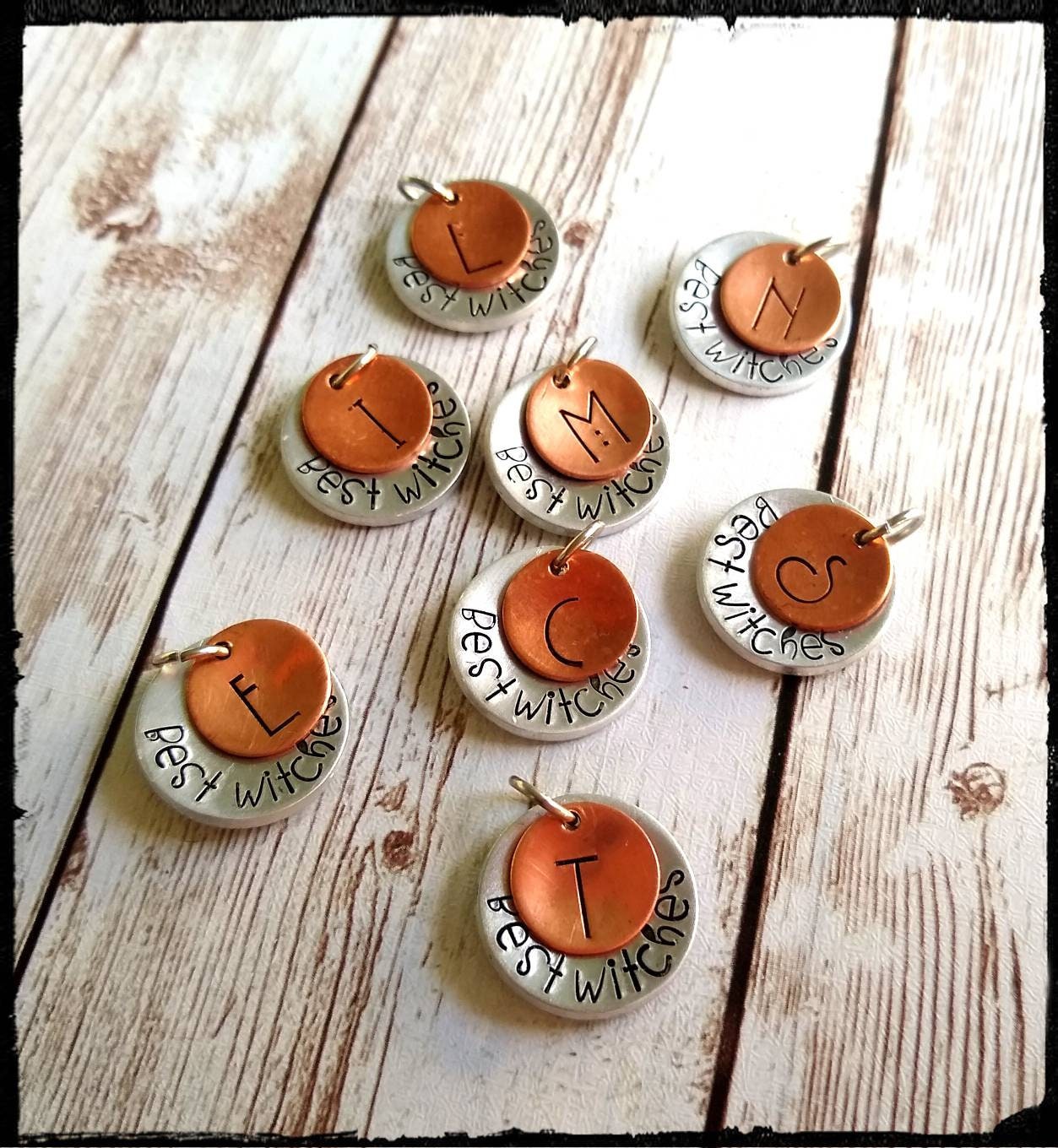 Stamped Charm READ DESCRIPTION Custom Stamped Charm Etsy