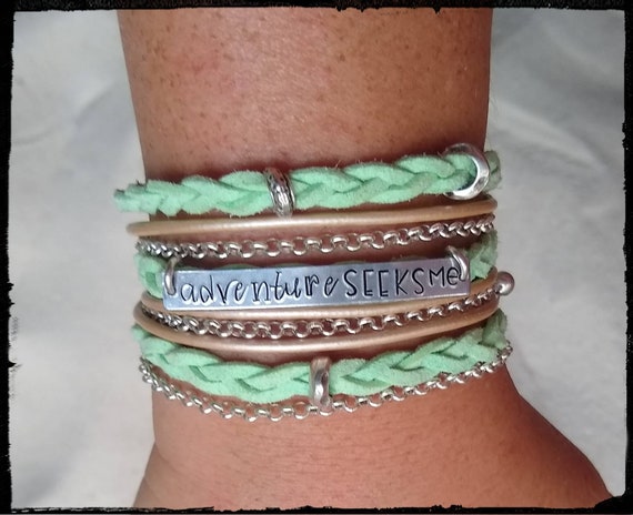 Suede wrap bracelet deals