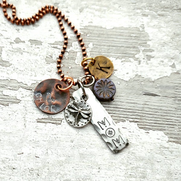 Stamped Necklace - Etsy