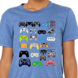 Game Controller T-shirt Youth Boys Shirt Back To School Gaming Tee Gift for Boys Gift Kids Gift Video Game Gift Gamer Son Boy Birthday Child