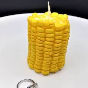 Handmade Corn on Cob Candle: Realistic Food Candle, Farmhouse Decor