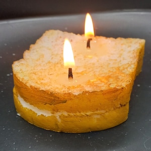 Handmade Toast Candle: Novelty Food Art, Gag Gift