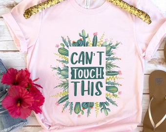 Funny Cactus Shirt Plant Lover Shirt Summer Gardening Tshirt Womens Shirts Succulent Cacti Gardener T-shirt Funny Tee for her Western Pink