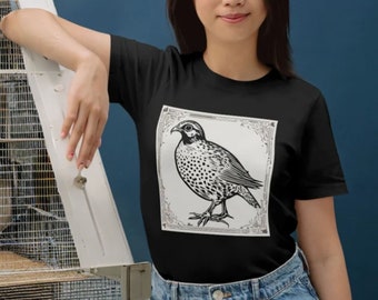 Quails Shirt Bird Shirt Homesteader Bird Watcher Gift Nature Shirt Animal Lover Birding T-shirt Bird T-shirtBird Lover Gift Hunting Shirt