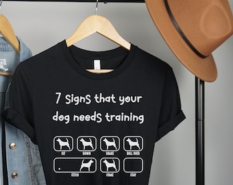 Dog Lover Shirt Funny Animal Tshirt Gift for Her Dog Sitter Tee Dog Trainer Gifts Shirts Dog Training Jokes Pet Groomer Tees Veterinarian