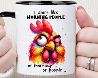 I Dont Like Morning People Mug or People or Mornings Funny Mugs Sassy Mug Sarcastic Mug Gift for Her Coworker Gift Introvert Boss Gift Silly