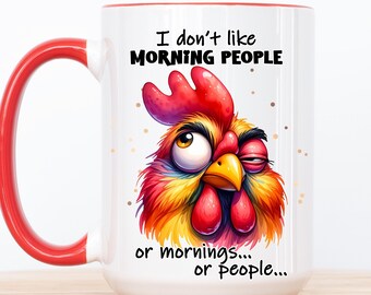 I Dont Like Morning People Mug or People or Mornings Funny Mugs Sassy Mug Sarcastic Mug Gift for Her Coworker Gift Introvert Boss Gift Silly