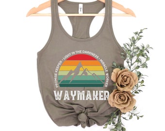 Faith Tank Top: Christian Bible Verse Shirt, Nature Lover Gift