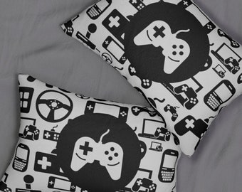 Video Game Lumbar Pillow Game Room Decor Gaming Gift for Him Boys Gifts Bedding Video Game Birthday Gamer for Son Gift for Husband
