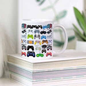 Game Controller Mug: Gamer Gift, Gaming Home Decor
