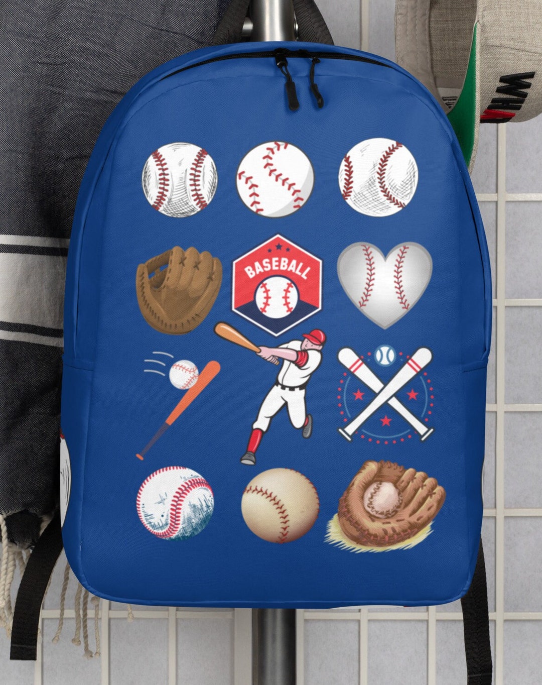 Baseball Backpack: Water-resistant Sports Rucksack, Gift for Son - Etsy