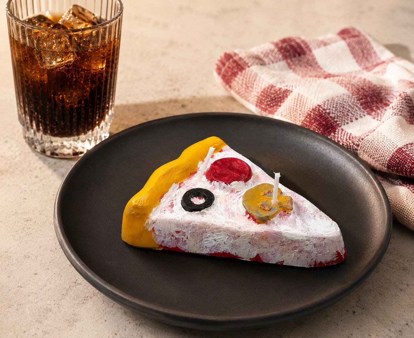 Handmade Pizza Slice Candle - Realistic Food Candle Gag Gift - Etsy