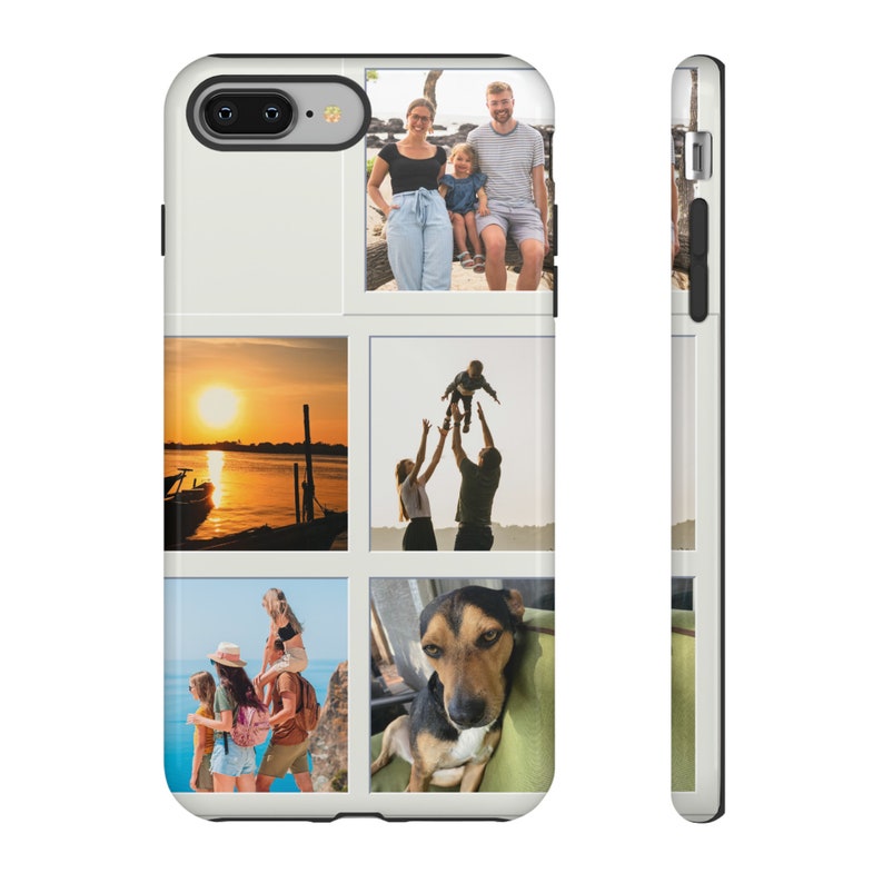 Custom Photo Collage Phone Cases Image Phone Case iPhone Case Custom Picture Galaxy Case Customized Personalized Case with Pictures Collage image 6