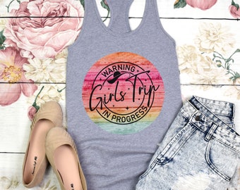 Vacation Tanks for Women Tank Top Girl Trip Girls Trips T-Shirts for Her Weekend Weekender T-shirts Summer Travel Cruise Gang Group Tee