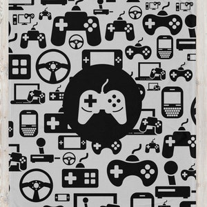 Game Controller Throw Blanket Game Room Decor Gaming Gift Video Game Birthday Dad Son Gift for Him Girl Gamer Present Dorm Bedding Gamer image 2