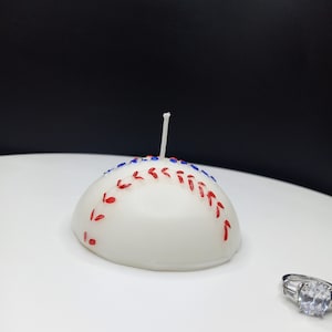 Baseball Candle Sports Birthday Party Cake Topper Unique image 5
