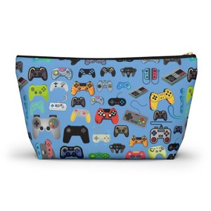 Video Game Accessory Pouch Pencil Cases School Supplies Gamer Gift Game Controller Boys Birthday Travel Bag Game Controller Gaming image 3