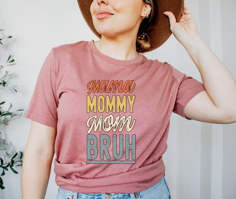 Mama Mommy Mom Bruh Shirts Mothers Day Gift Funnny Shirt Gift for Her Ma ma Shirt Boho Hers Cute Summer Tshirts Vacation Travel Mom Life Tee image 1