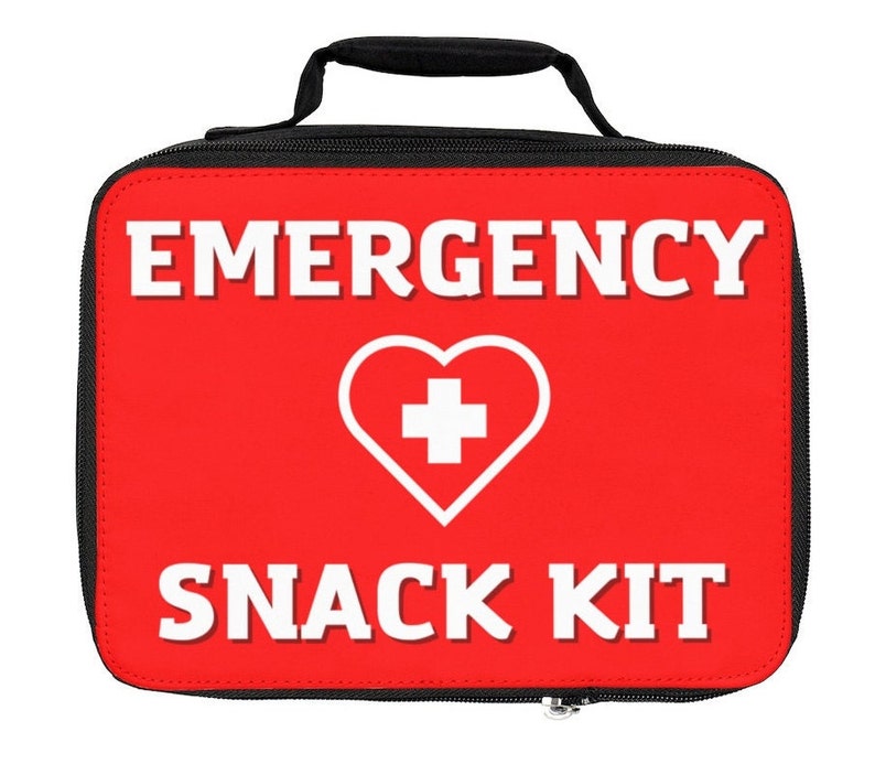 Emergency Snack Kit Lunch Bag Funny Insulated Gift for Her Fathers Day Mothers Day Gift for Him Dad Birthday Mom Gift Reusable Diabetic Gift image 2