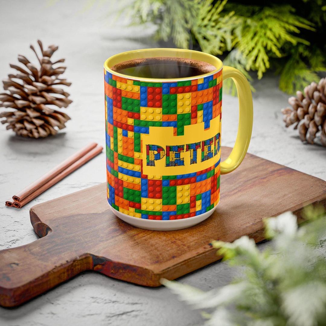Building Block Mug Custom Name Personalized Gift for Boys or Girls ...