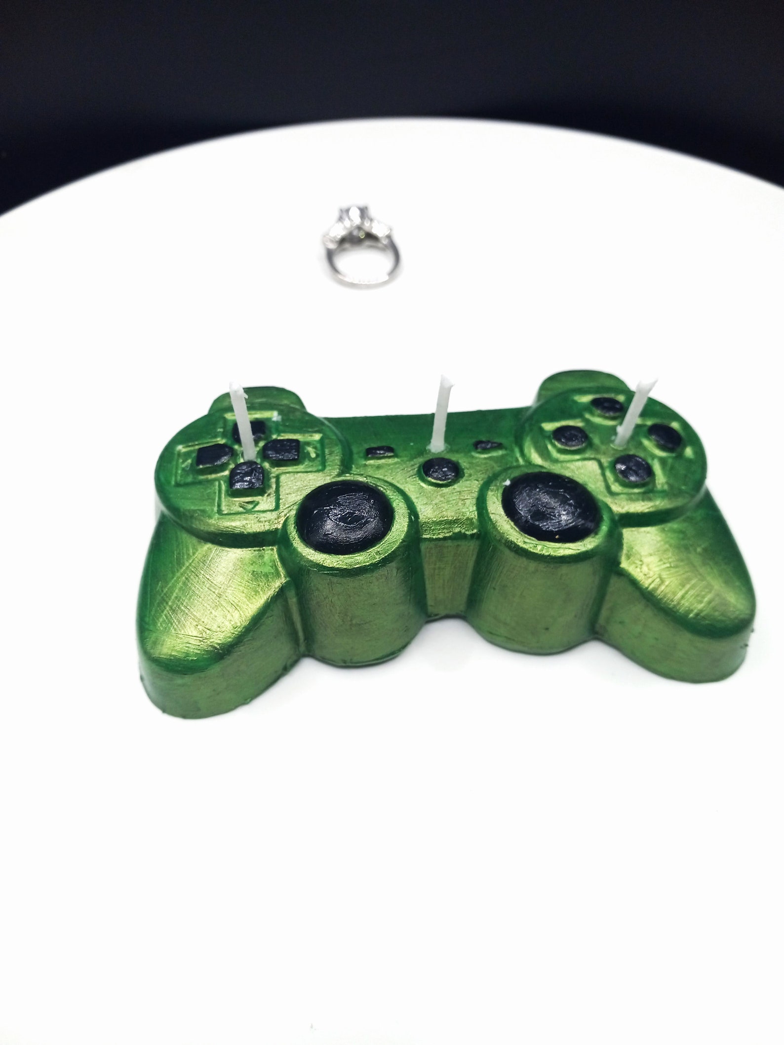 Game Controller Candle Gamers Gift Cake Topper Video Game Enthusiast