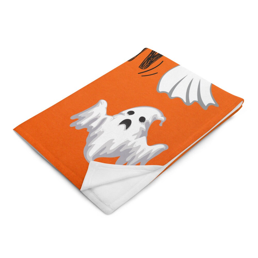 Halloween Throw Blanket Halloween Home Décor Dorm Blanket Etsy
