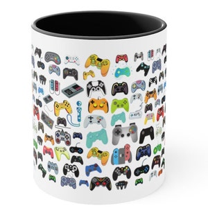 Game Controller Coffee Mug Video Game Mugs Gift for Him Gaming Gifts Birthday Gamer Kitchen Home Decor Ceramic for Husband Dad Brother image 3