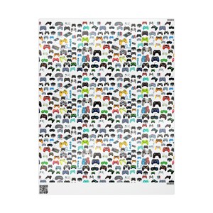 Video Game Wrapping Paper | Gamer Gift Wrap, Controller Print image 6