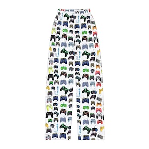 Game Controller Pajama Pants Video Game Bottoms Gift for Him Gaming Gift Gamer Birthday Gifts for Husband Pjs Sleep Bottoms Fathers Day Boys