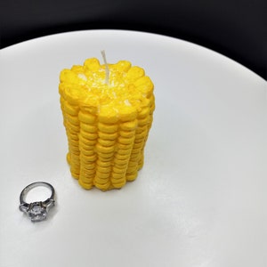 Corn Candle Food Candle Realistic Candle Corn Cake Topper Farmer Candle Corn on Cob Sweet Corn Candle Farm Unique Candle Farmhouse Decor image 6