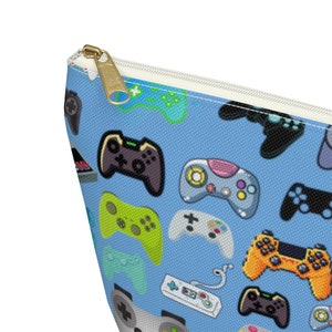 Video Game Accessory Pouch Pencil Cases School Supplies Gamer Gift Game Controller Boys Birthday Travel Bag Game Controller Gaming image 9