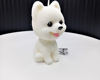 Dog Candle Animal Candles Teddy Bear Dogs Pet Lover Bichon Handmade Gifts Decorative Accent Home Decor Unique Soy Wax Animals Pets Cute