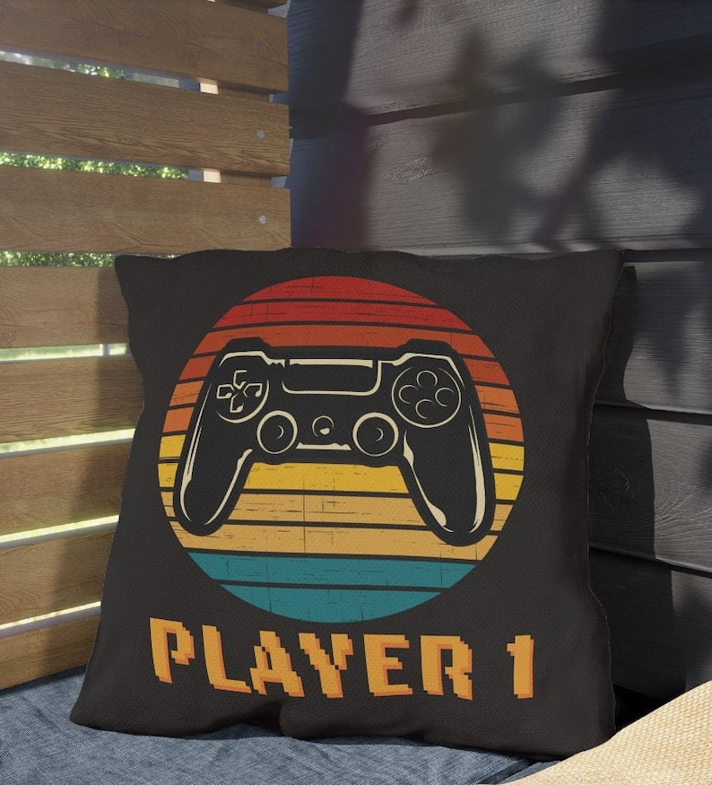 Video Game Pillows Set of 2 Game Room Decor Retro Gaming Gamer Etsy